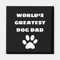 Personalized World's Greatest Dog Dad Custom Text