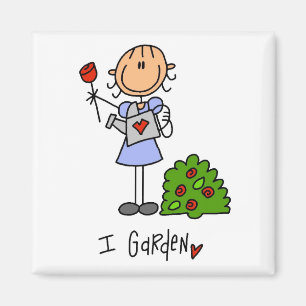 Aimant Personnage de jardinage bâton