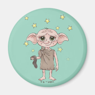 Aimant Personnage en aquarelle de Dobby