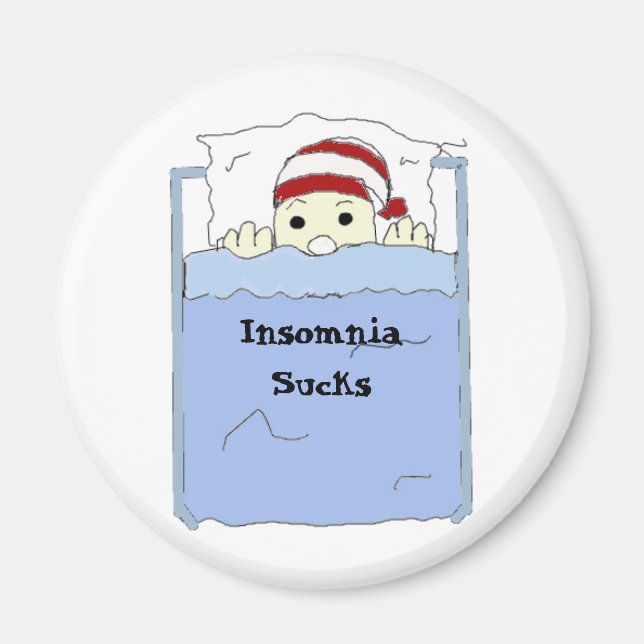 Aimant Personnage insomniaque (Devant)