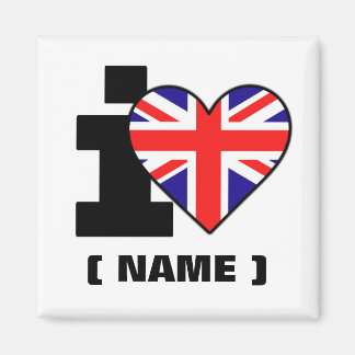 Aimant Personnalisable I Heart (Nom)