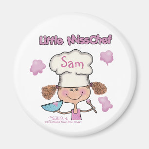 Aimant Personnalisation de Little Miss Chef