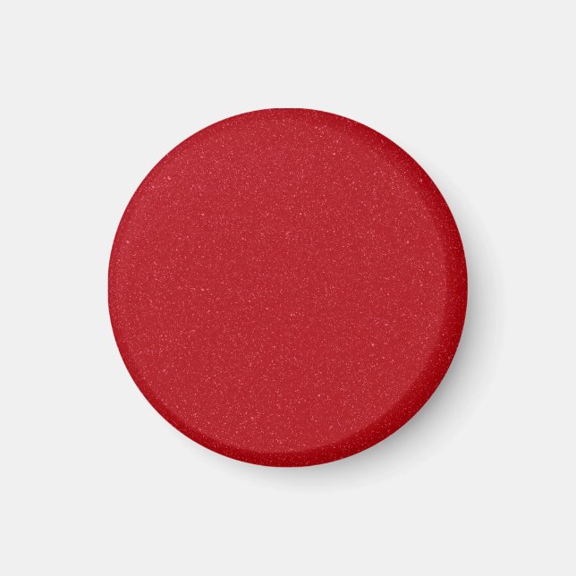 Aimant personnalisé à texture de bruit rouge tomat (Devant)