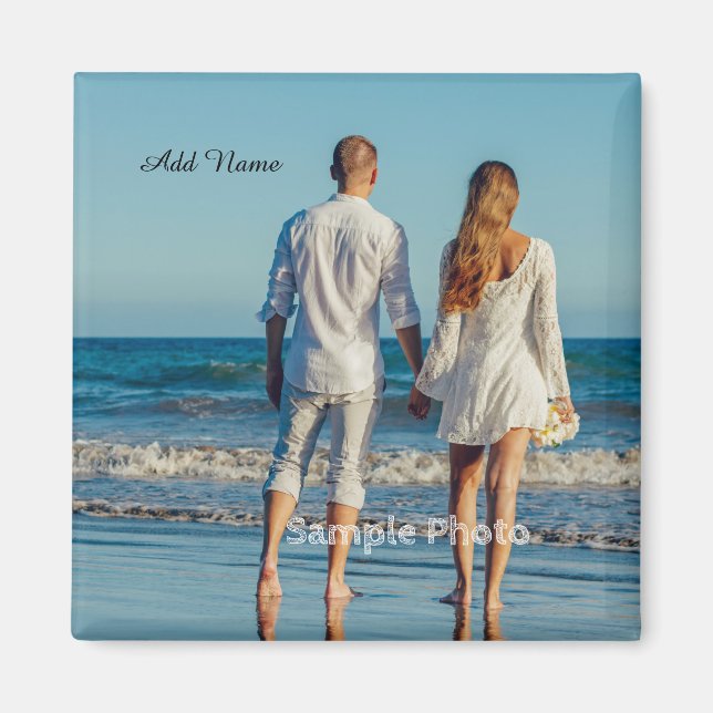 Aimant Personnalisé Ajouter votre photo (Devant)