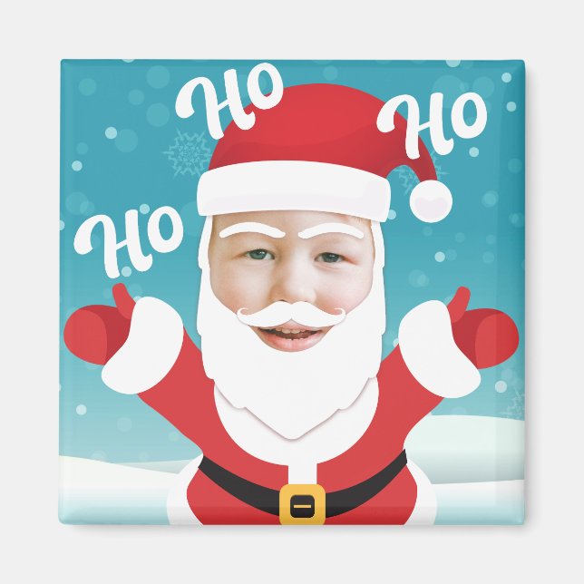 Aimant Personnalisé Ajouter votre propre photo Noël (Devant)