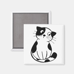 Aimant personnalisé avec image de chat pour affich