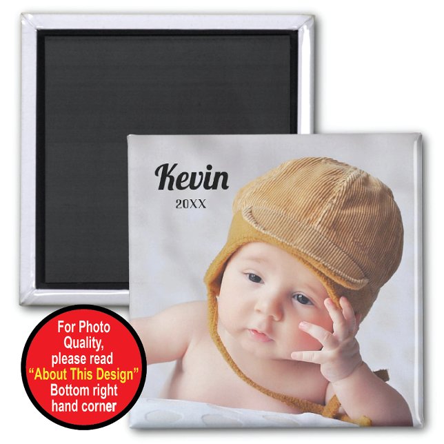 Aimant personnalisé avec photo (Créateur téléchargé)