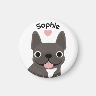 Aimant personnalisé Bouledogue Français, Cadeau Fr