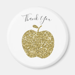 Aimant personnalisé d'Apple pour l'or de Faux de