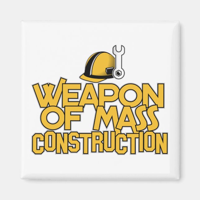 Aimant personnalisé de construction de masse (Devant)