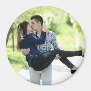Aimant personnalisé de photo de couples