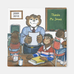 Aimant personnalisé de professeur