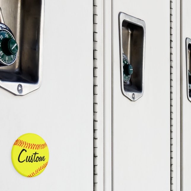 Aimant personnalisé de softball Fastpitch (In situ (casier))