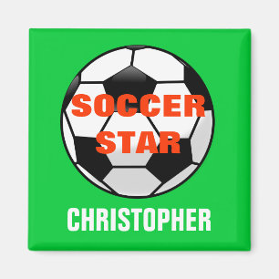 Aimant personnalisé de star de football