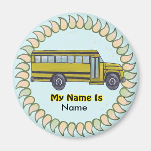 Aimant personnalisé du bus scolaire