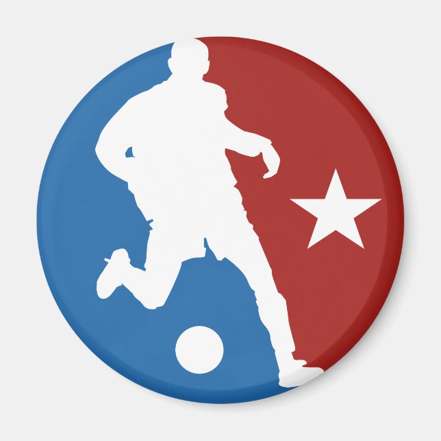 Aimant personnalisé du joueur de football (Devant)