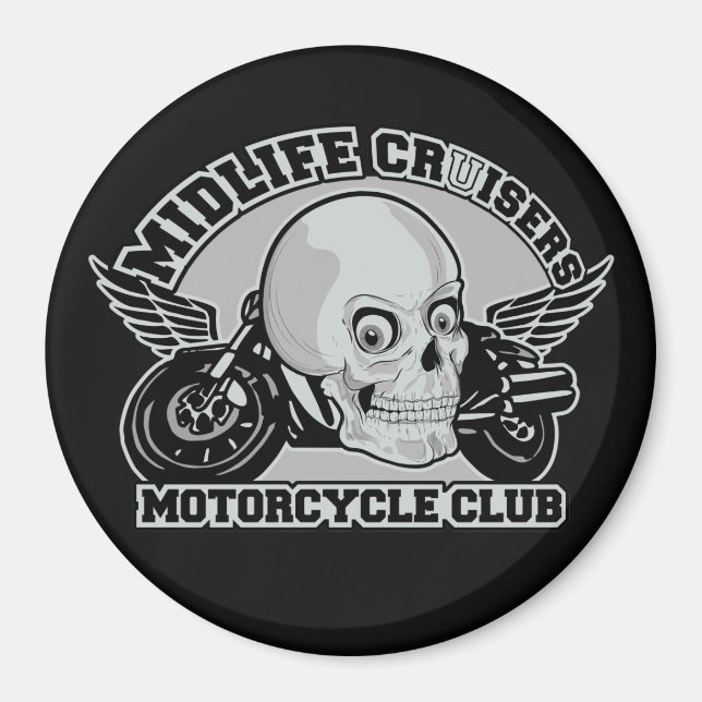 Aimant personnalisé Midlife Cruisers MC (Devant)