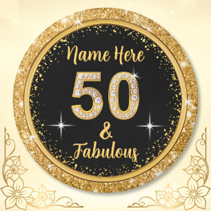 Aimant Personnalisé pas cher Fabulous et 50 Favoris fête 