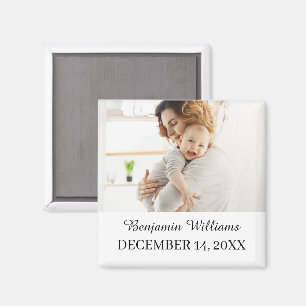 Aimant personnalisé pour fête d'anniversaire avec 