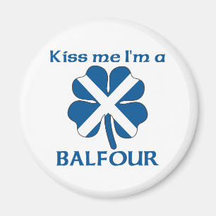 Aimant Personnalisé Scottish Kiss Me Je suis Balfour