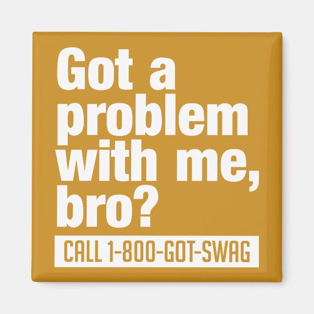 Aimant personnalisé SWAG (Devant)