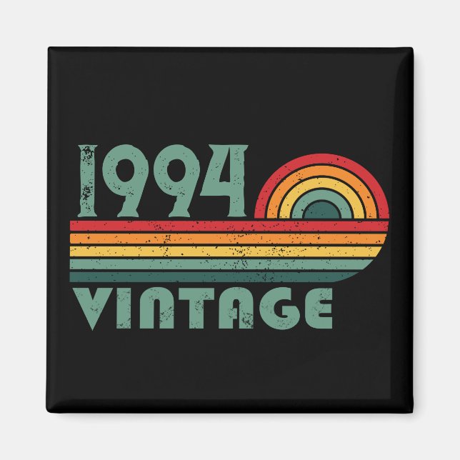 Aimant Personnalisé Trente vintage 30e anniversaire (Devant)