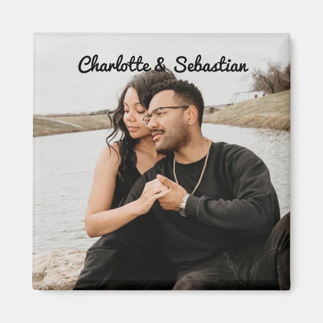 Aimant Personnalisé Un Type De Photo Personnalisée (Devant)