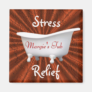 Aimant personnaliser-baignoire vintage