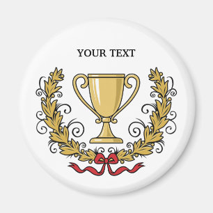 Aimant Personnaliser la Coupe du Trophée
