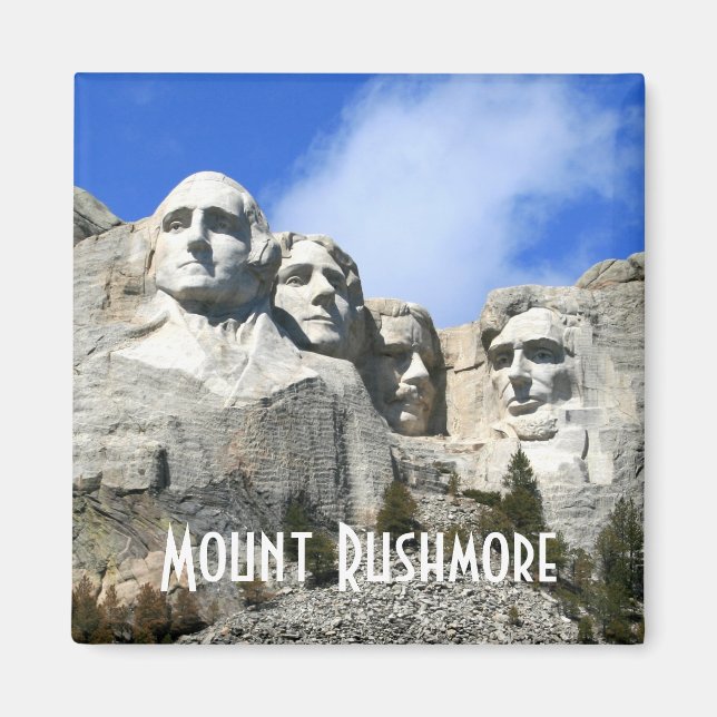 Aimant Personnaliser Monument National du Mont Rushmore (Devant)