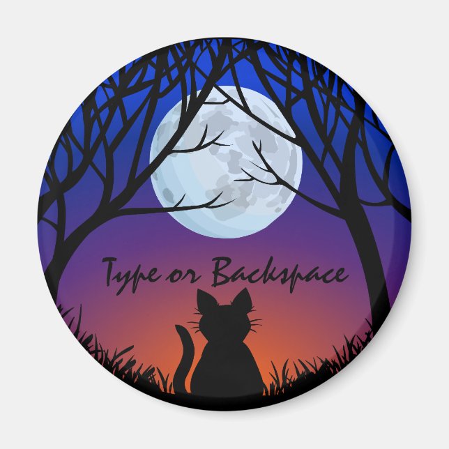 Aimant Personnaliser sur l'aimant Amoureux des chats de g (Devant)