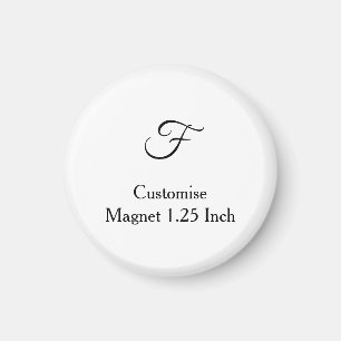 Aimant personnaliser un cercle simple de 1,25 pouces pers