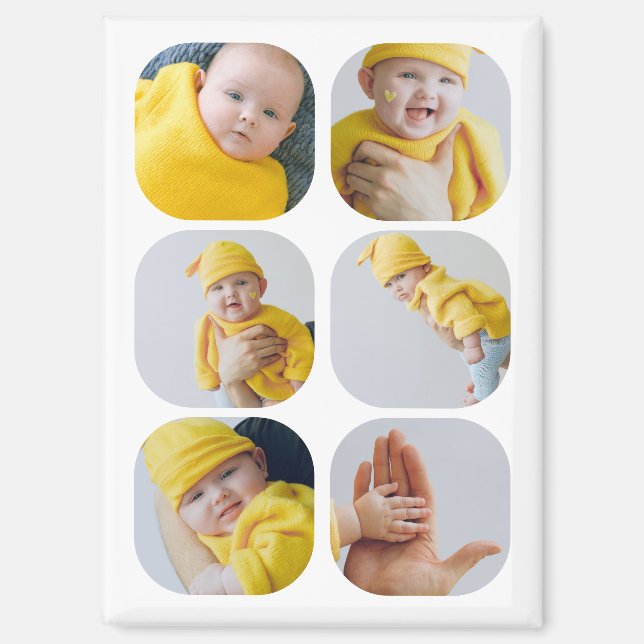 Aimant Personnalisez facilement votre propre photo unique (Recto)