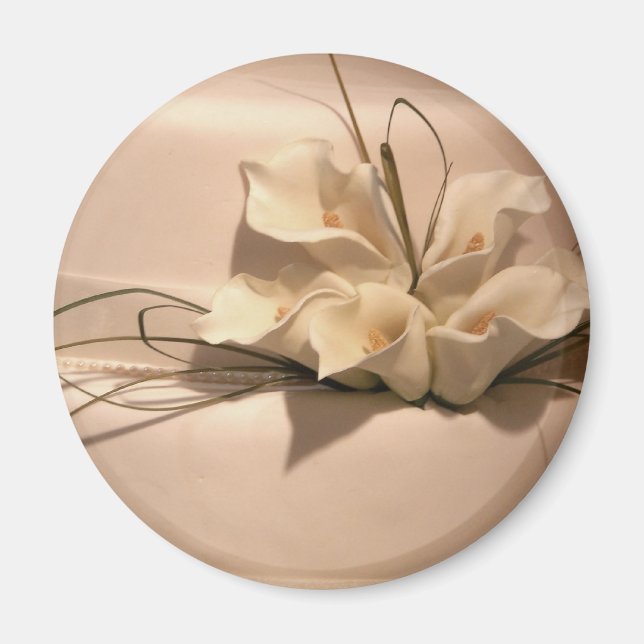 Aimant Personnalisez votre calla lily (Devant)