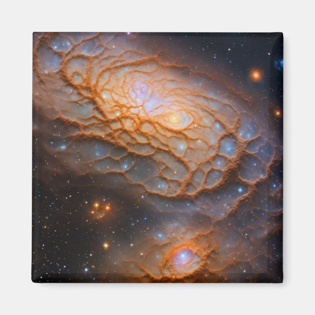 Aimant Personnalisez votre voyage en voiture cosmique (Devant)