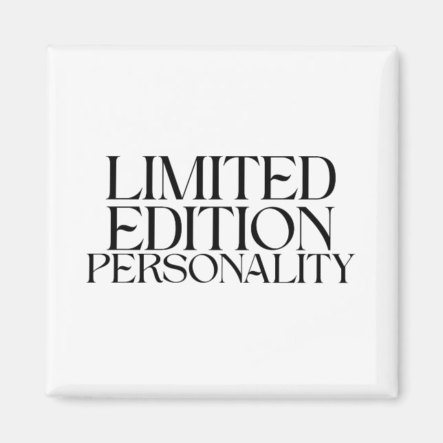 Aimant Personnalité Édition Limitée Minimaliste Bureau  (Devant)