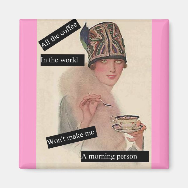 Aimant Personne Du Matin (Devant)