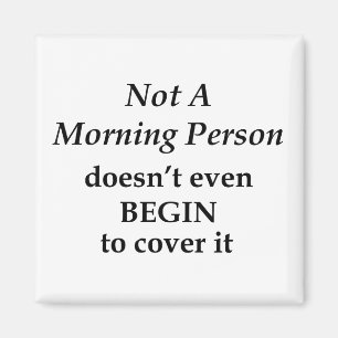 Aimant Personne Du Matin