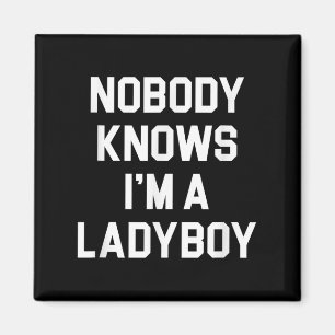 Aimant Personne Ne Sait Que Je Suis Un Ladyboy - Drôle La