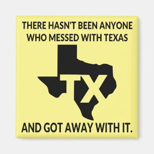 Aimant Personne Ne S'Éloigne De Messagerie Avec Le Texas