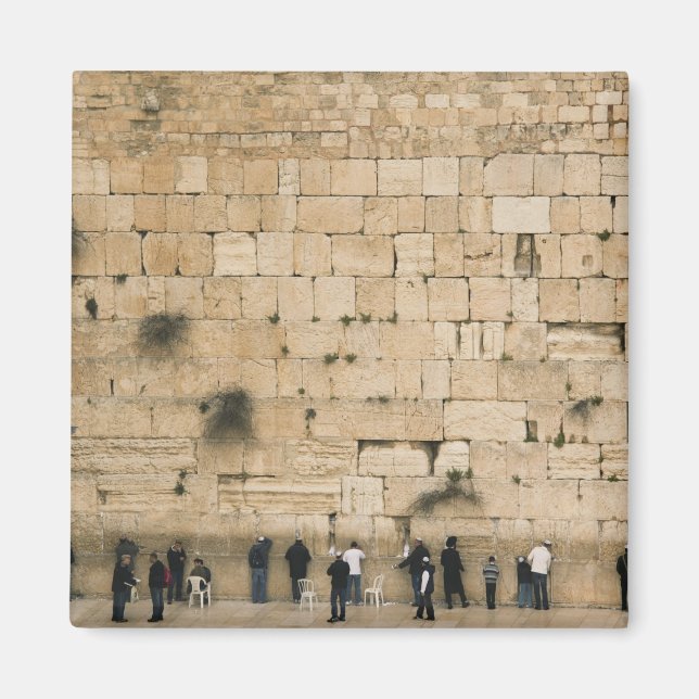 Aimant Personnes priant au mur des lamentations (Devant)
