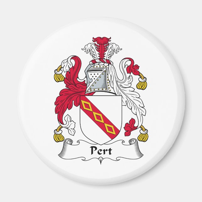 Aimant Pert Family Crest (Devant)