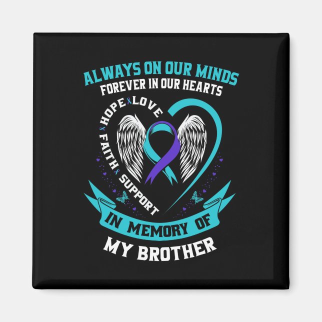 Aimant Perte En Mémoire De Mon Frère Sensibilisation Au S (Devant)