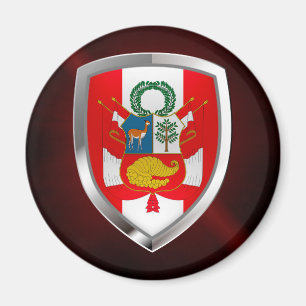 Aimant Peru Metallic Emblem