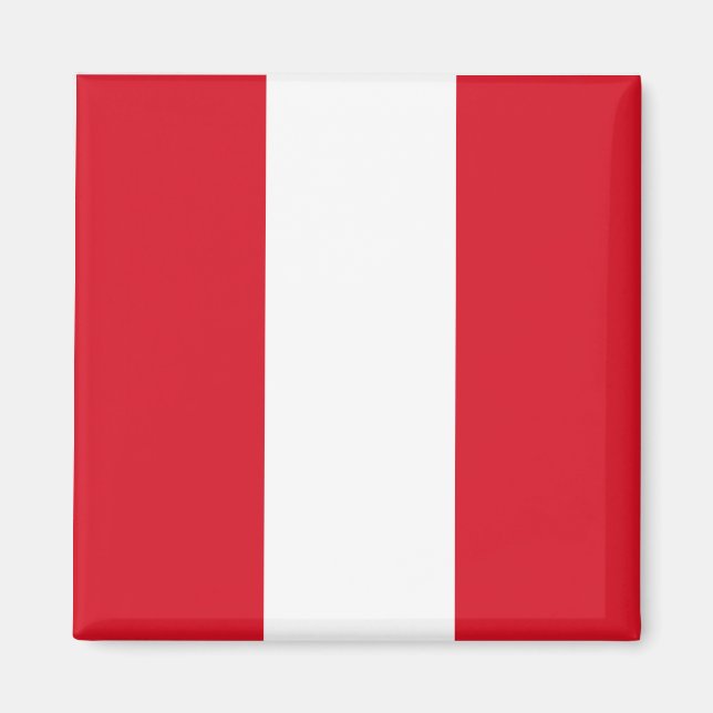 Aimant Peru (Peruvian)  Flag (Devant)