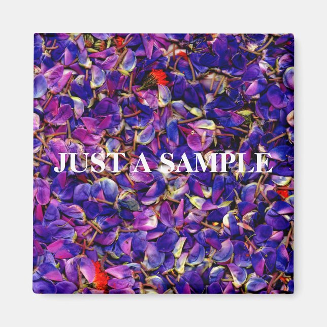 Aimant Pétales de lupine (Devant)