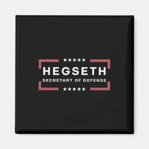 Aimant Pete Hegseth Secrétaire à la défense Trump Militai