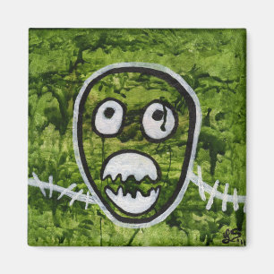 Aimant Pete la graine crâne drôle monstre artistique exce