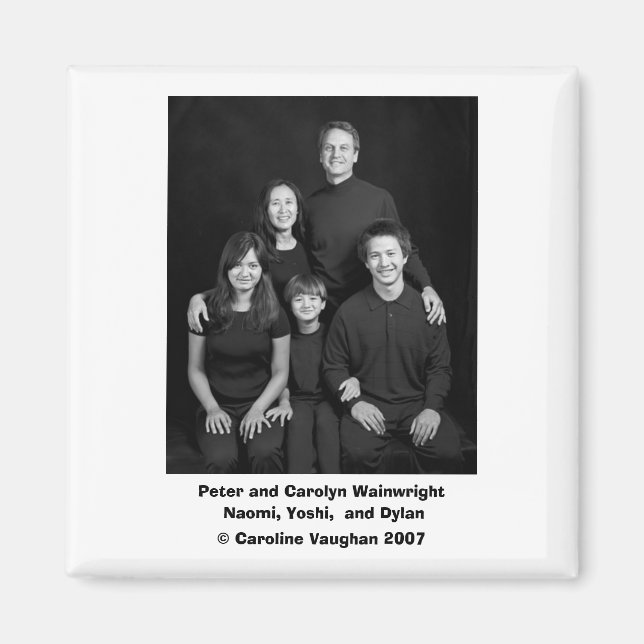 Aimant Peter familiy_W portrait, Peter a... - Customisé (Devant)