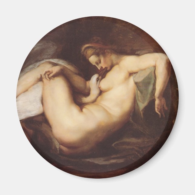 Aimant Peter Paul Rubens - Leda et le cygne (Devant)